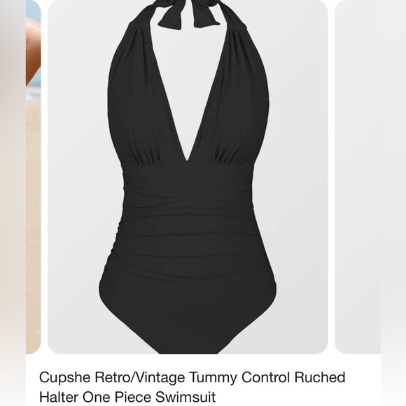 One piece bathing suit NWT in bag multiple available black - Picture 3 of 6